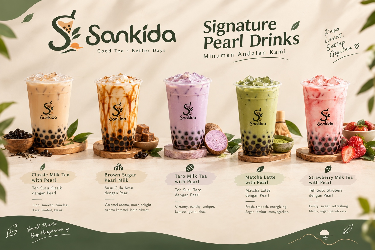 Sankida pearl drink concepts
